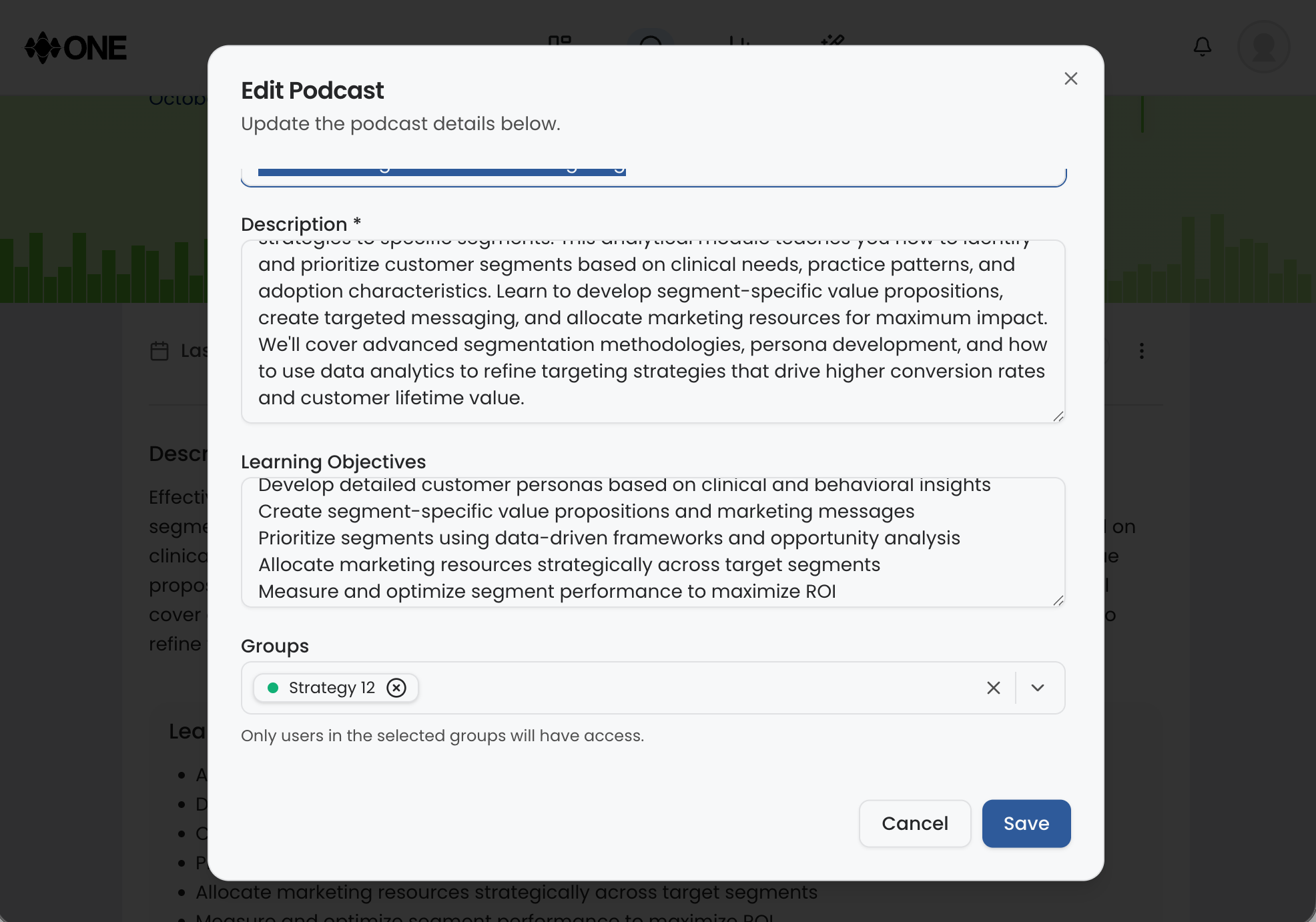 Groups overview and membership